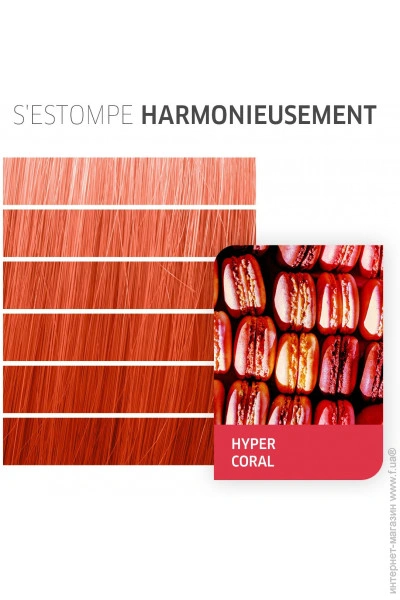 Wella Color Fresh Create Hyper Coral Hajfesték 60ml képe 3